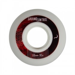 GROUND CONTROL - Roues Rollers (x4) - GC CM Wheel - 55mm 92A - white