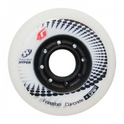 HYPER - Roues Rollers (x4) - CONCRETE+G - 76mm/84a - blanc