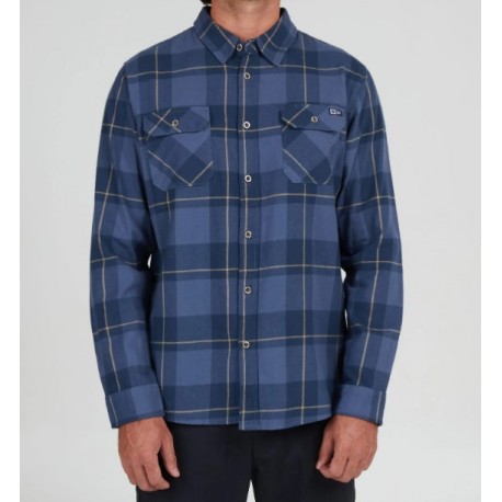 SALTY CREW - Chemise - FIRST LIGHT FLANNEL - Navy Blue