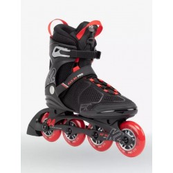 K2 SKATES - Rollers - FIT 84 PRO - Black/Red