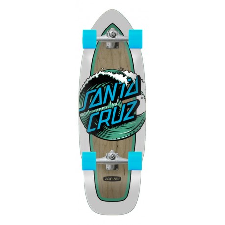 SANTA CRUZ - Surf Skate 9.75x29.95" - WAVE DOT CUT BACK