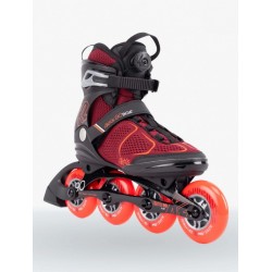 K2 SKATES - Rollers - ALEXIS 90 BOA - Burgundy/Orange