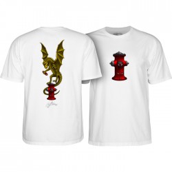 POWELL PERALTA - T.Shirt - ANDY ANDERSON VAJRA - White