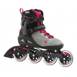 ROLLERBLADE - Rollers - MACROBLADE 90 W - Gris/Rose
