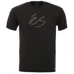 éS SKATEBOARDING - T.Shirt - MID SCRIPT SS TEE - black