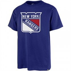 47 BRAND - T.Shirt - NEW YORK RANGERS ECHO TEE - Royal
