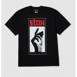 HUF - T.Shirt - STAX SNAP - Black
