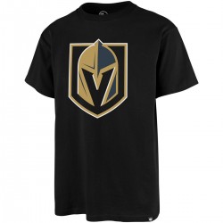 47 BRAND - T.Shirt - VEGAS GOLDEN KNIGHTS ECHO TEE - Black 