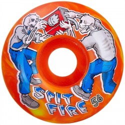 SPITFIRE WHEELS - Roues Skate (x4) - 56mm FIREFIGHT CLSC 99D - Swirl