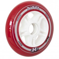 HYPER - Roues Rollers (x8) - XTR - 100mm/84a - Rouge